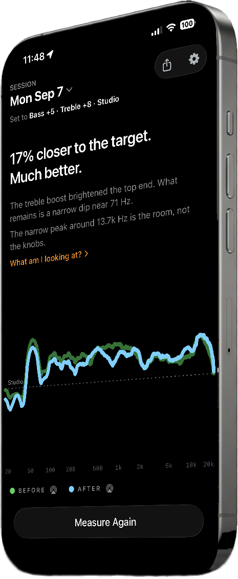 Sweep running on an iPhone