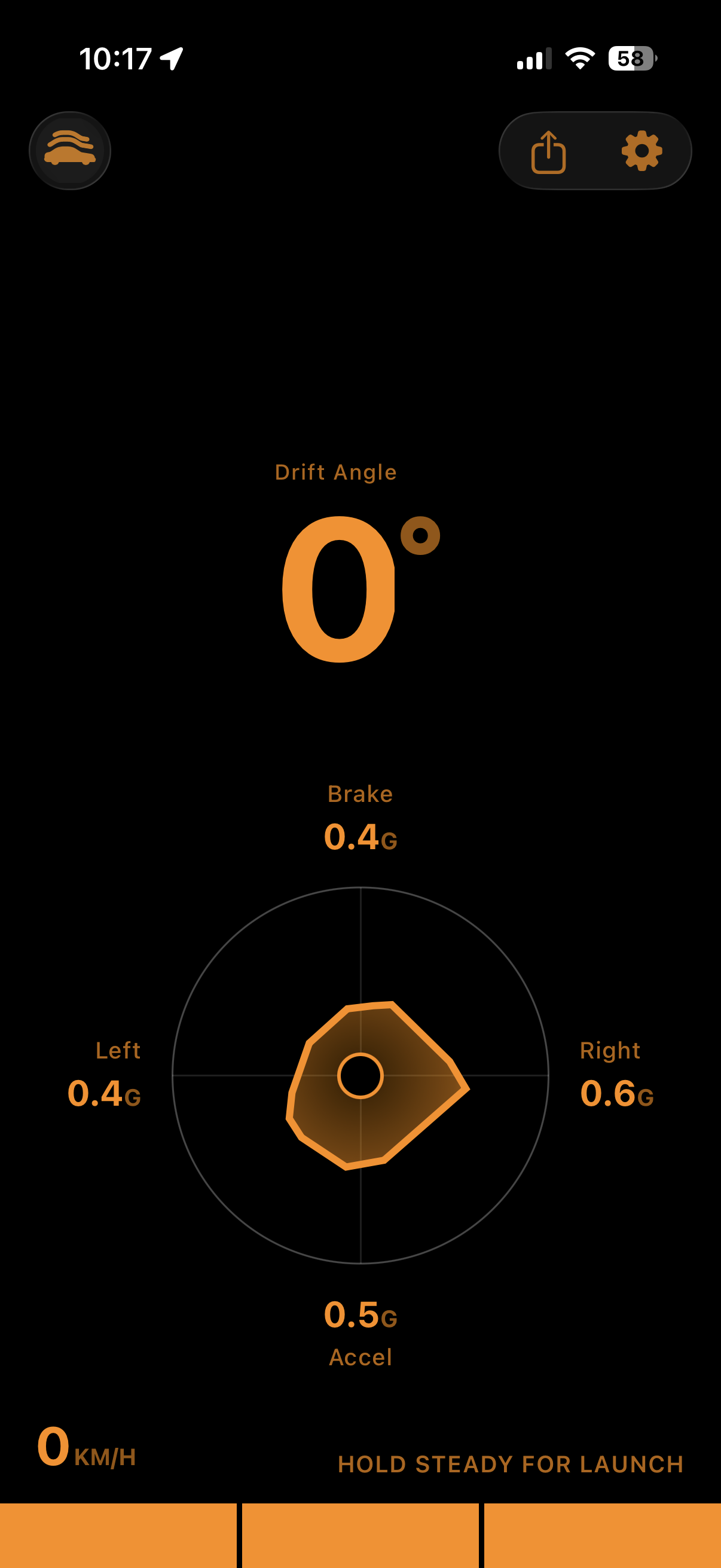 Grip settings sheet
